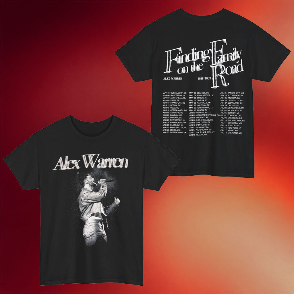 Alex Warren Tour Merch 2026 FFOTR Tour Dates T-Shirt Alex Warren Shirt Gift For Music Fans - Merchluma