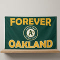 2026 Athletics Forever Oakland Flag Oakland Athletics Merch Home Decor Gift For Sports Fans - Merchluma