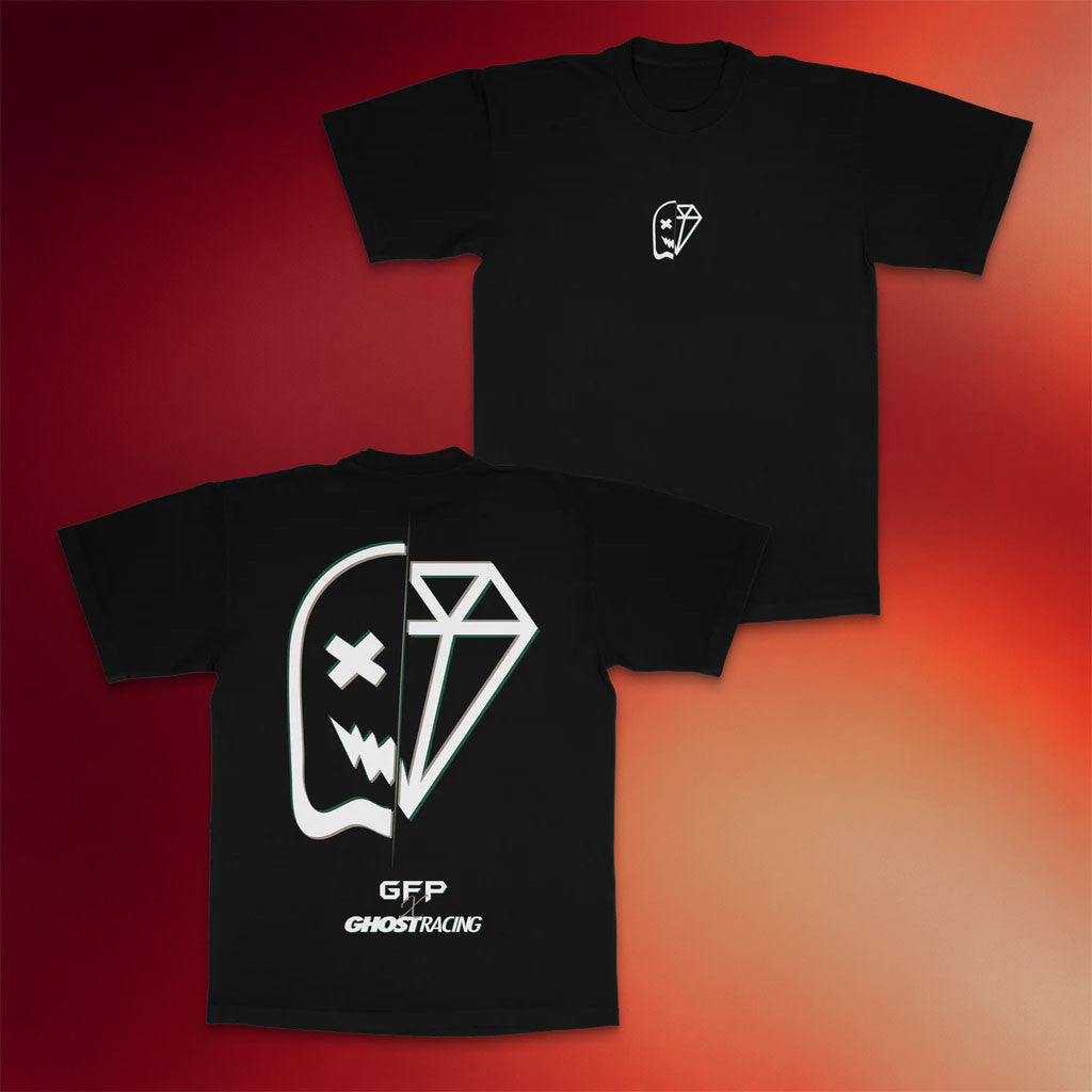GFP Merch 2026 GFP X Ghost Racing T-Shirt Black Good Gifts For Boyfriend - Merchluma