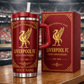 Personalized Liverpool FC 134th Anniversary Luxury Tumbler LFC Merch Gift For Football Fan 2026 - Merchluma