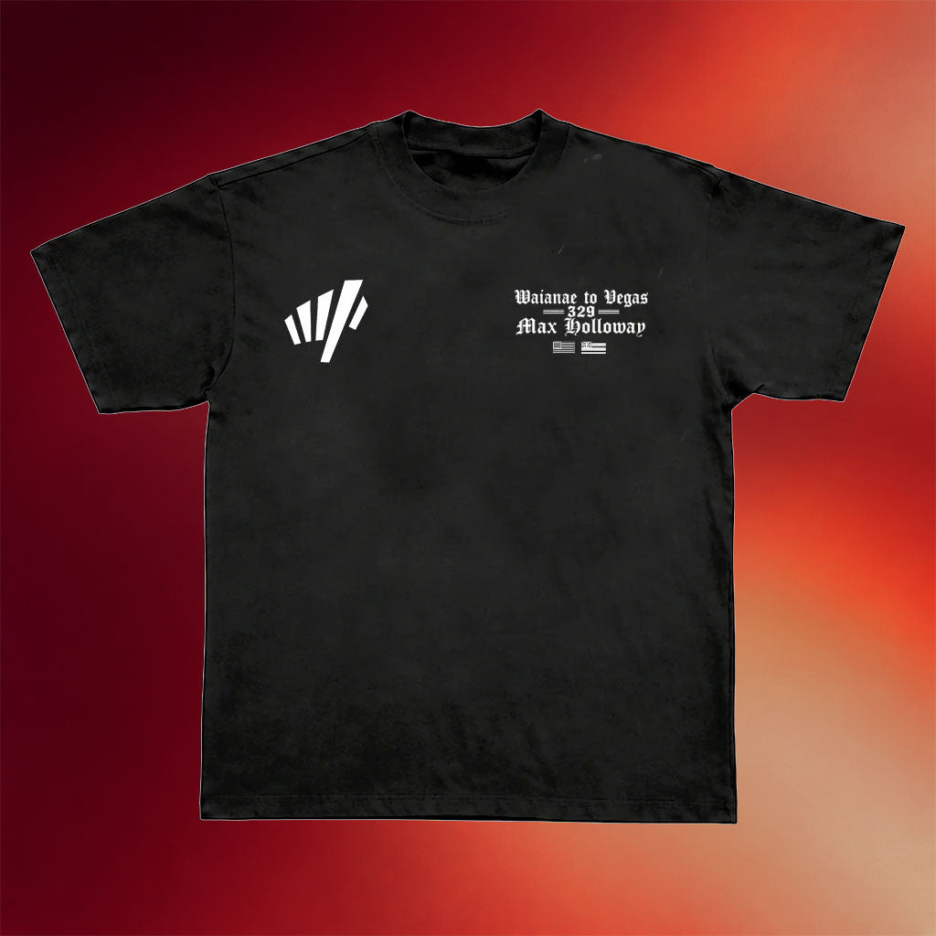 Max Holloway Merch 2026 Waianae To Vegas T-Shirt UFC 329 Merch Best Gifts For Husband - Merchluma