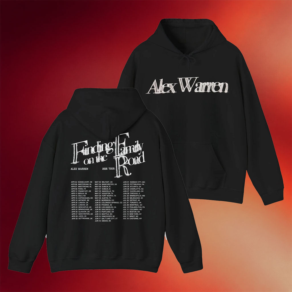 Alex Warren Tour Merch 2026 FFOTR Tour Dates Hoodie Gift Ideas For Music Lovers - Merchluma