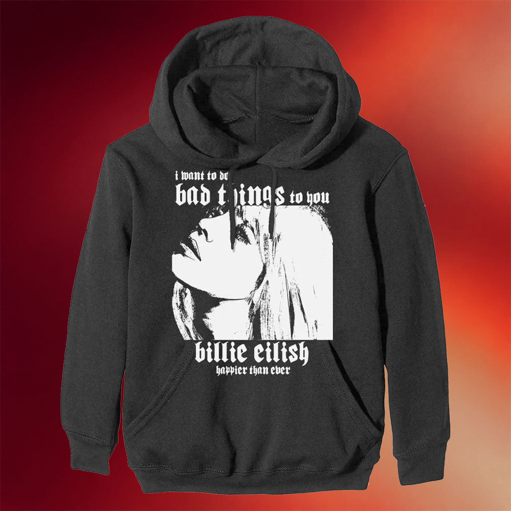 Billie Eilish Merch 2026 Bad Things Hoodie Billie Eilish Hoodie Gifts For Music Lovers - Merchluma
