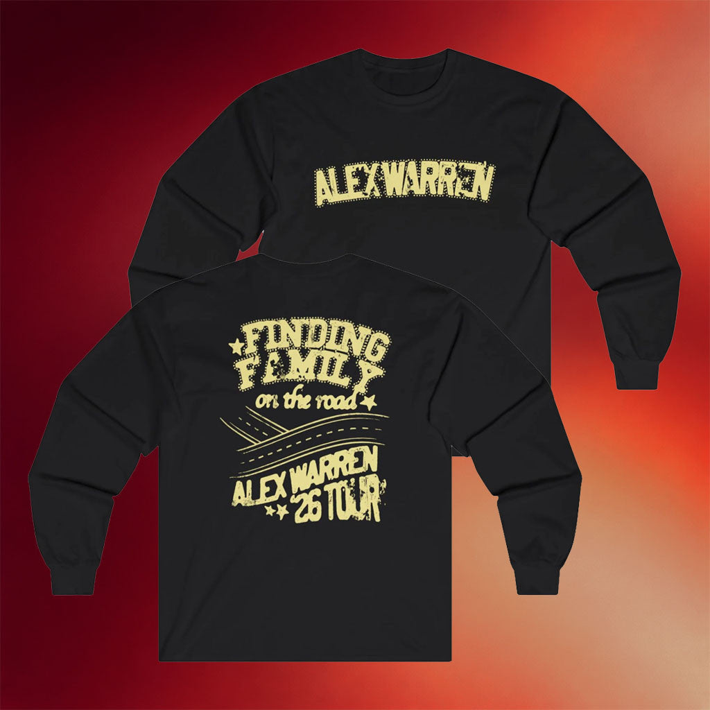 Alex Warren Tour Merch 2026 FFOTR Long Sleeve Shirt Best Gifts For Music Lovers - Merchluma