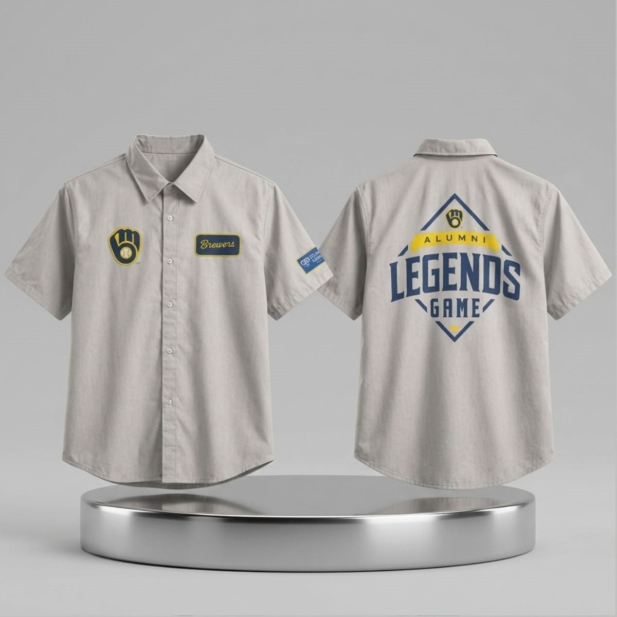 2026 Milwaukee Brewers American Family Field 25th Anniversary Hawaiian Shirt Brewers Merch - Merchluma