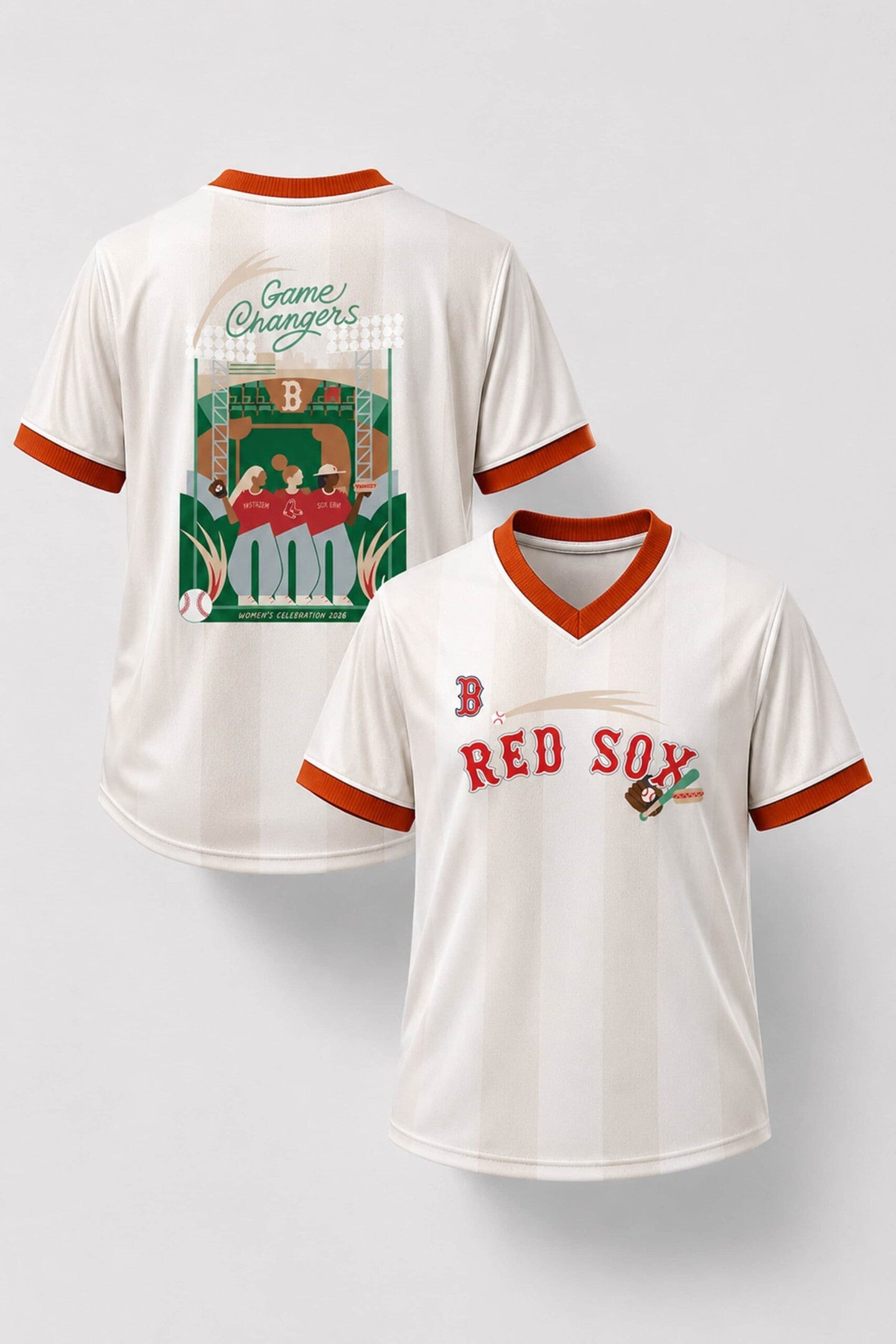 Boston Red Sox 2026 Women's Celebration Jersey Red Sox Merch Gift For Baseball Fans - Merchluma