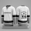 2026 Freedom Charlie Kirk In Loving Memory Hockey Jersey Charlie Kirk Memorial Merch - Merchluma