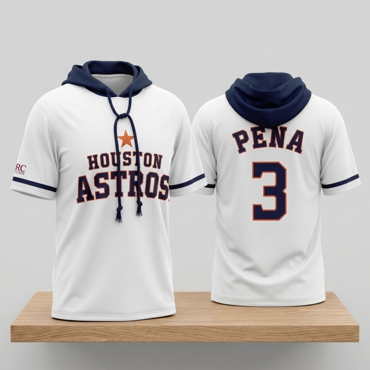 2026 Houston Astros #3 Jeremy Pena Short Sleeve Hoodie Houston Astros Merch Gift For Fans - Merchluma