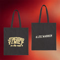 Alex Warren Tour Merch 2026 Finding Family On The Road Tote Bag Best Gift For Music Lover - Merchluma