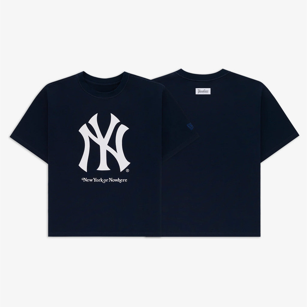New York Or Nowhere Merch NYON X Yankees 2026 Yankees Pastime Crop T-Shirt Gift For Sisters - Merchluma