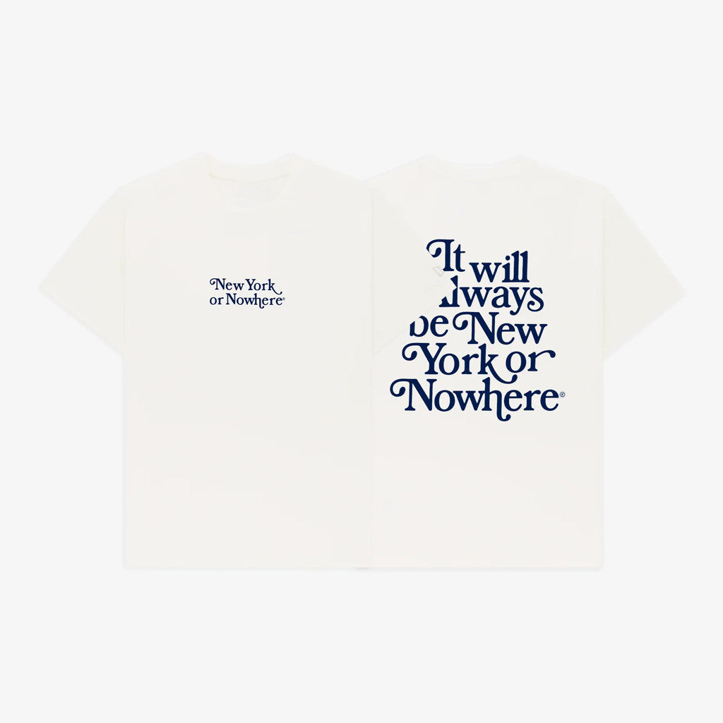 New York Or Nowhere Merch NYON X Yankees 2026 Yankees Motto T-Shirt Present For Baseball Lovers - Merchluma