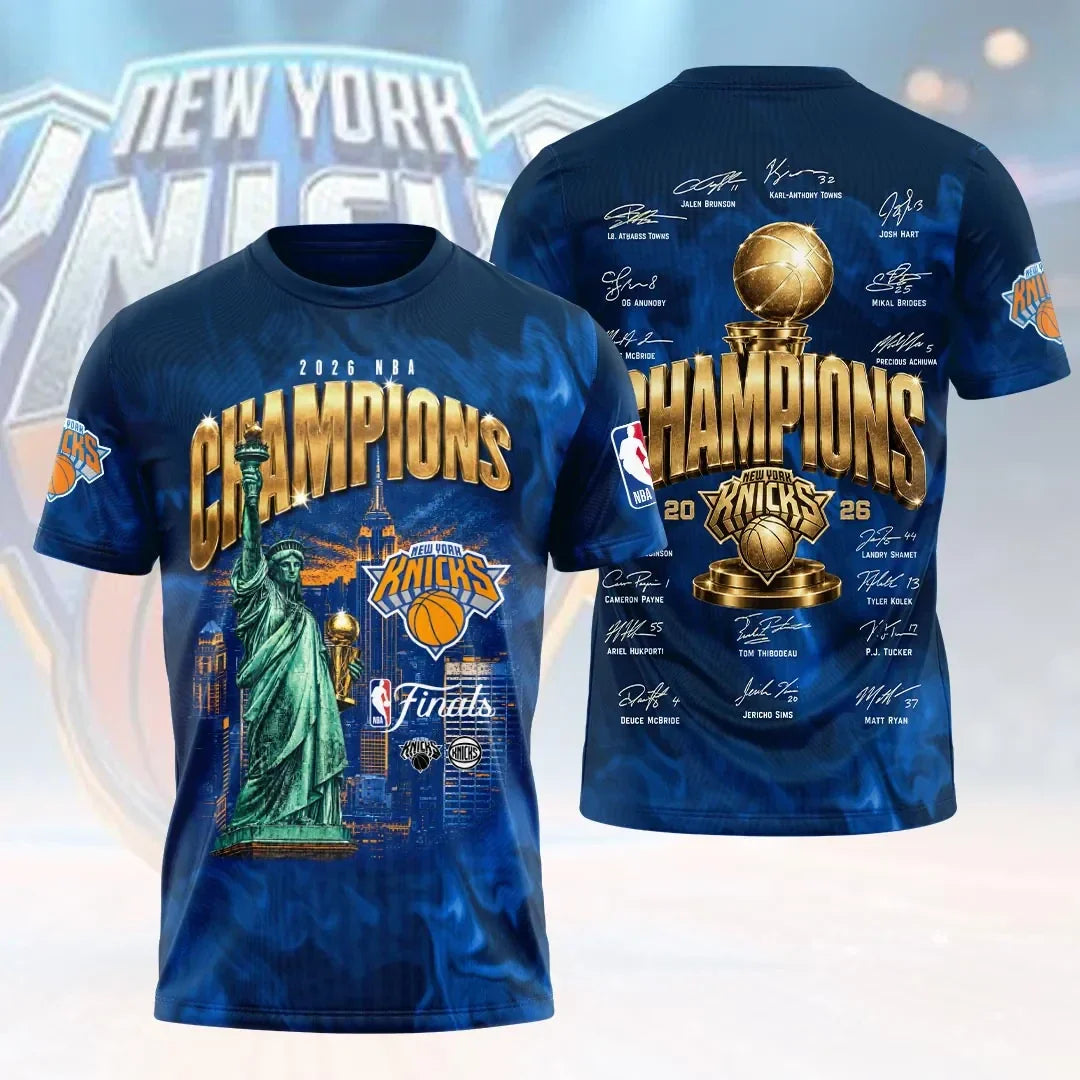 New York Knicks 2026 Finals Champions Shirt New York Basketball Apparel Gift Ideas - Merchluma