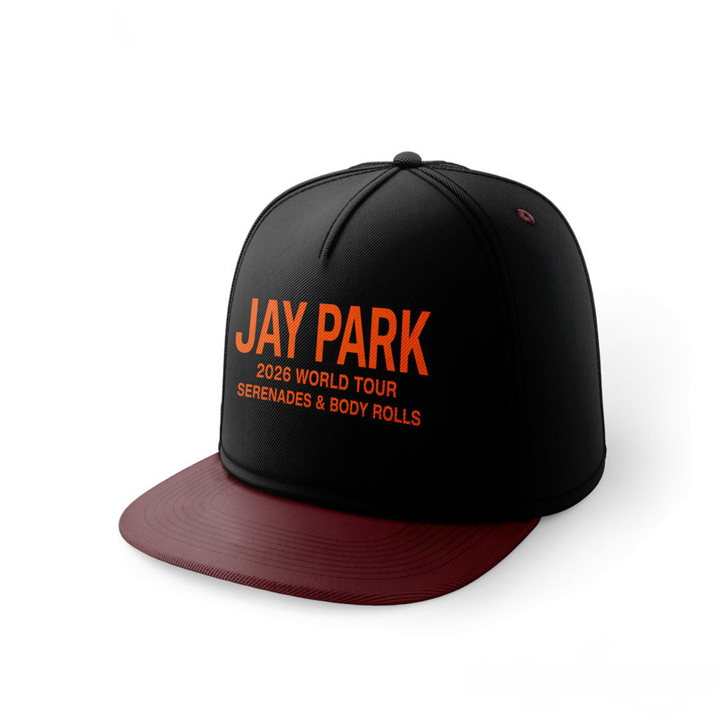 Jay Park 2026 World Tour X LNGSHOT Serenades Body Rolls Snapback Hat Jay Park Merch Fan Gifts - Merchluma