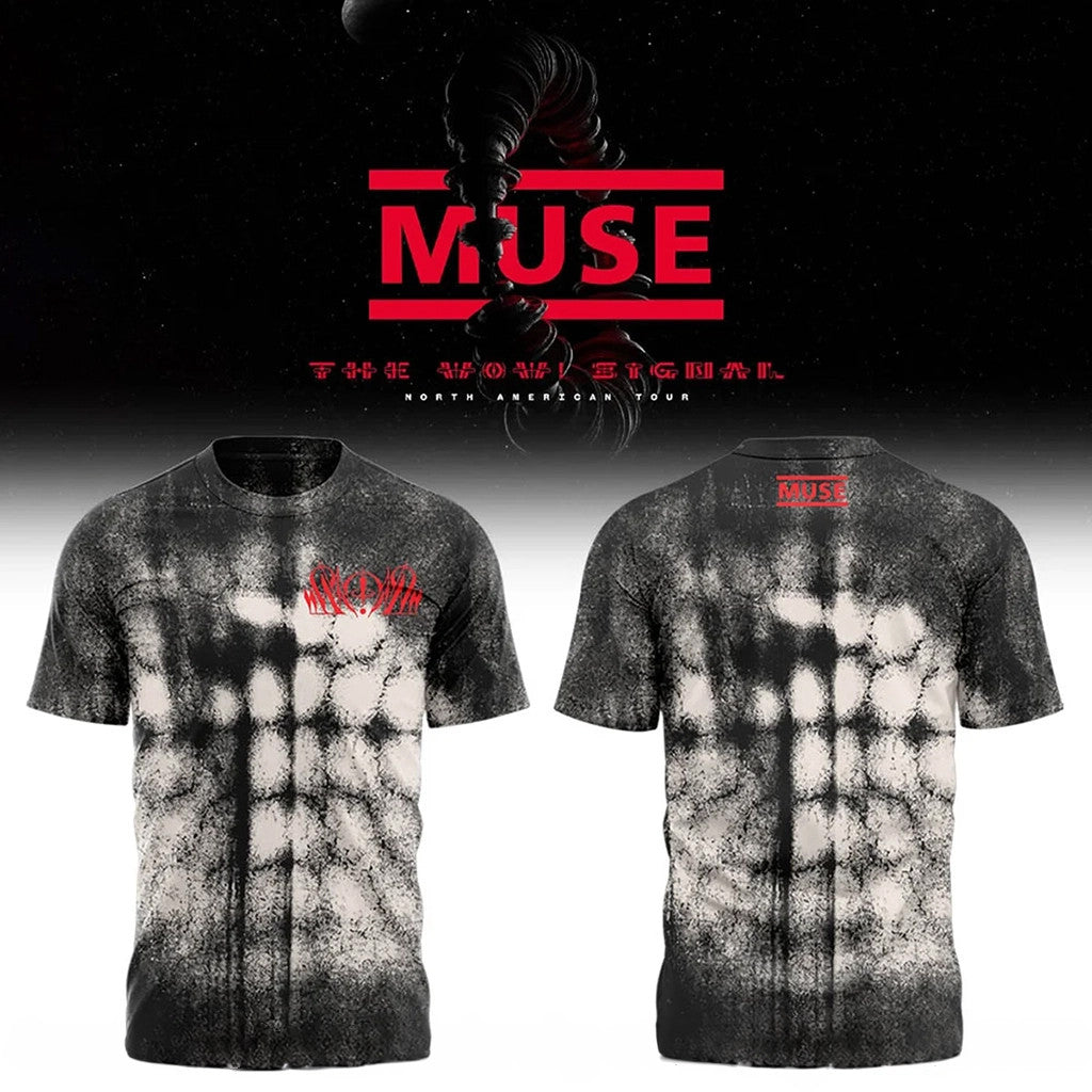 Muse Wow Signal North American Tour 2026 T-Shirt Muse Tour Merch Gift Ideas For Rock Lovers - Merchluma