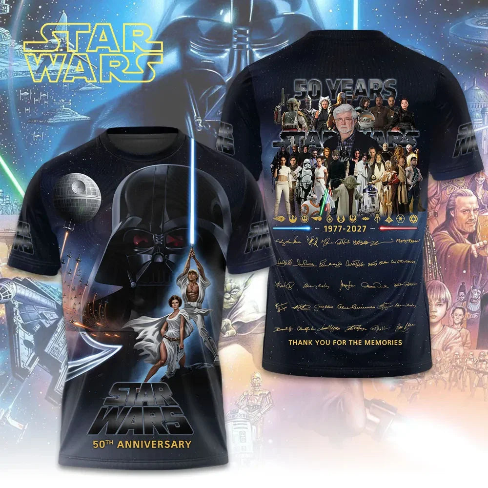 Star Wars 50th Anniversary Shirt Thank You For The Memorial Star Wars Merch Movie Lovers Gifts - Merchluma