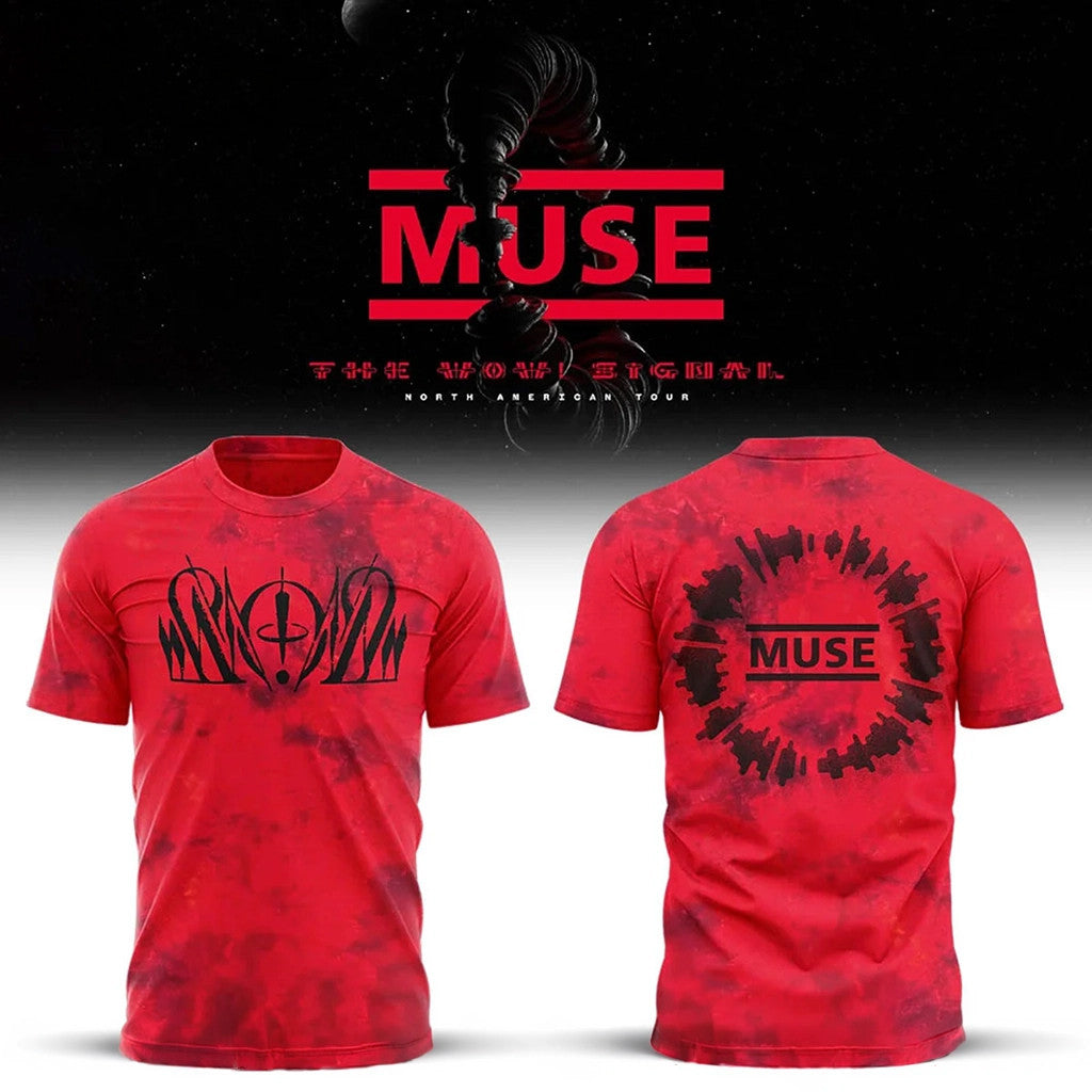 Muse Wow Signal North American Tour 2026 T-Shirt Muse Tour Merch Presents For Rock Lovers - Merchluma