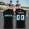 Personalized Charlotte Knights NASCAR Night T-Shirt 2026 Racing Fan Gear Gift For Dad - Merchluma