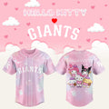 SF Giants x Hello Kitty Theme Nights Jersey Giants Merch Gifts For Baseball Fans - Merchluma
