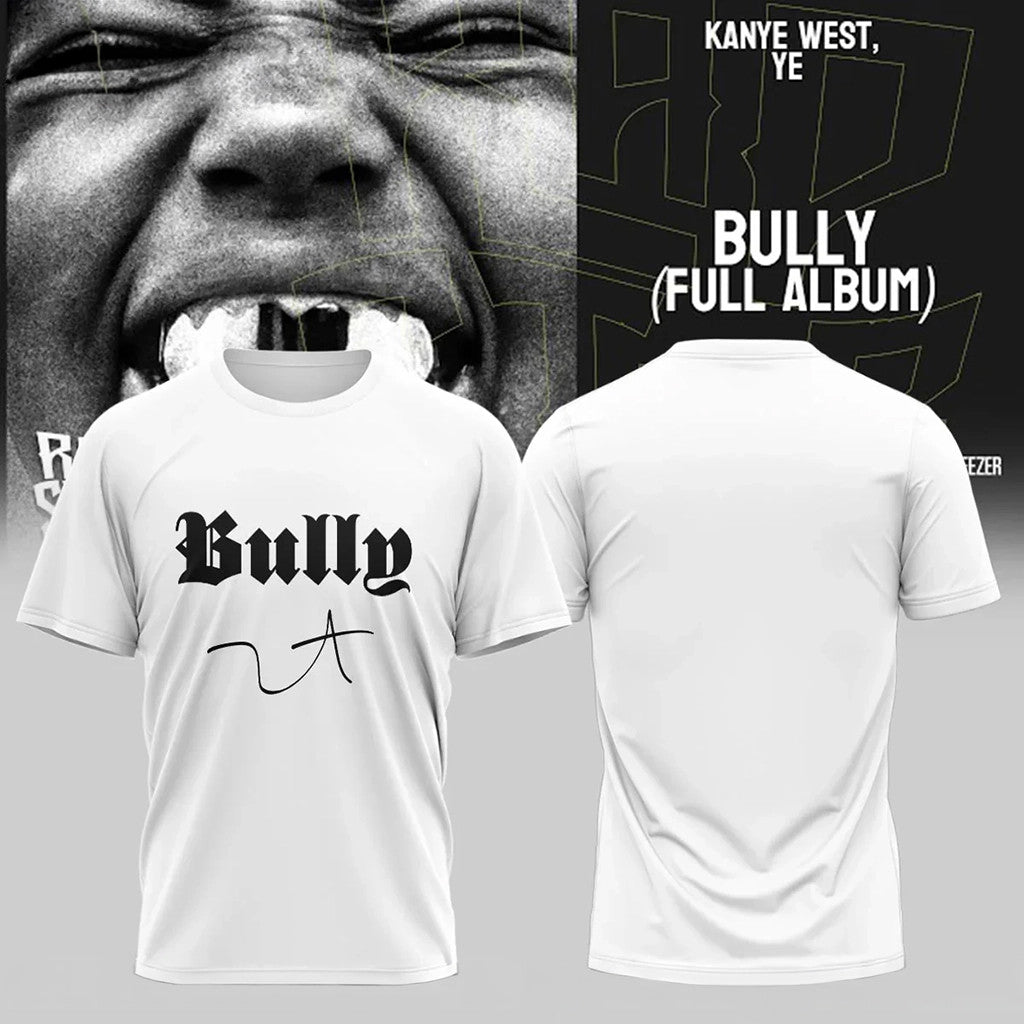 Kanye West YE Bully 2026 T-Shirt Yeezy Tour Shirt Kanye West Concert Merch Signature - Merchluma
