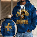 New York Basketball Merch New York Knicks 2026 Finals Champions Quarter Zip Hoodie Fan Gear - Merchluma