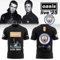 Oasis Merch MancityFC Oasis Live 25 Signature T-Shirt Gifts For Rock Music Lovers - Merchluma
