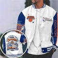 NY Knicks Merch New York Knicks 2026 Finals Champions Varsity Jacket Basketball Fan Apparel - Merchluma