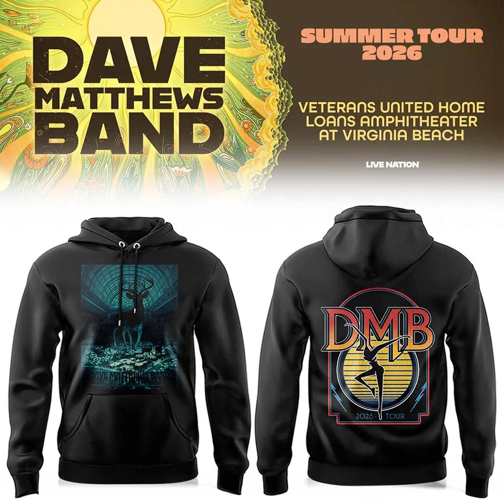 Dave Matthews Band Summer Tour 2026 At Texas Hoodie DMB Tour Merch Presents For Rock Lovers - Merchluma