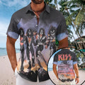 KISS 50 Years Of Destroyer Hawaiian Shirt KISS Merch Gifts For Music Fans - Merchluma