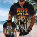 KISS Love Gun Hawaiian Shirt KISS Merch Cool Gifts For Music Lovers - Merchluma
