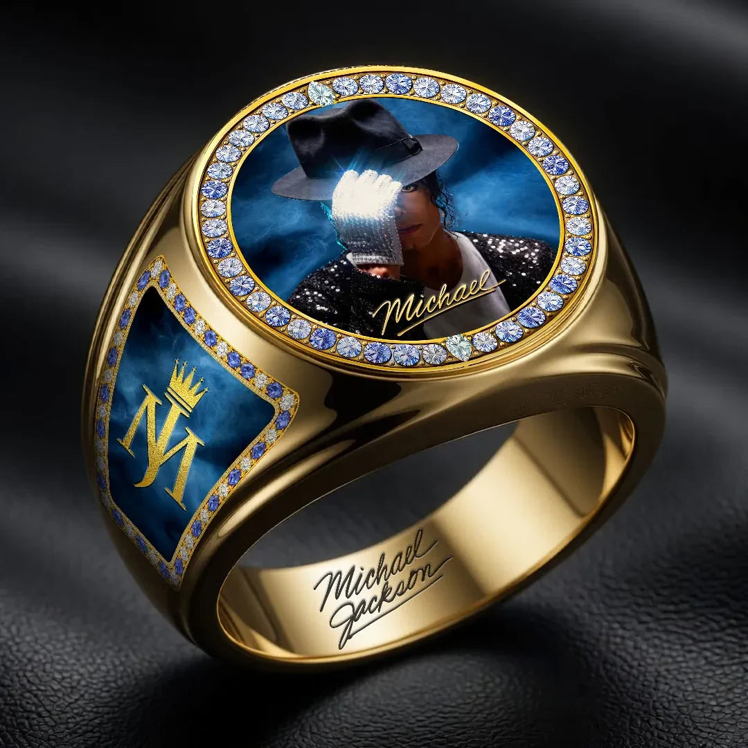 Michael Jackson Ring The King Of Pop Michael Jackson Merch Gift Ideas For Music Lovers - Merchluma