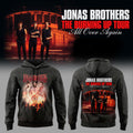 Jonas Brothers The Burning Up Tour All Over Again 2026 Hoodie Jonas Brothers Tour Merch - Merchluma