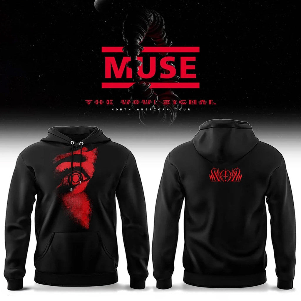 Muse Tour Merch 2026 Muse The Wow Signal North American Tour Hoodie Present For Fans - Merchluma