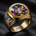Michael Jackson The King Of Pop Ring Michael Jackson Merch Best Gifts For Music Lovers - Merchluma