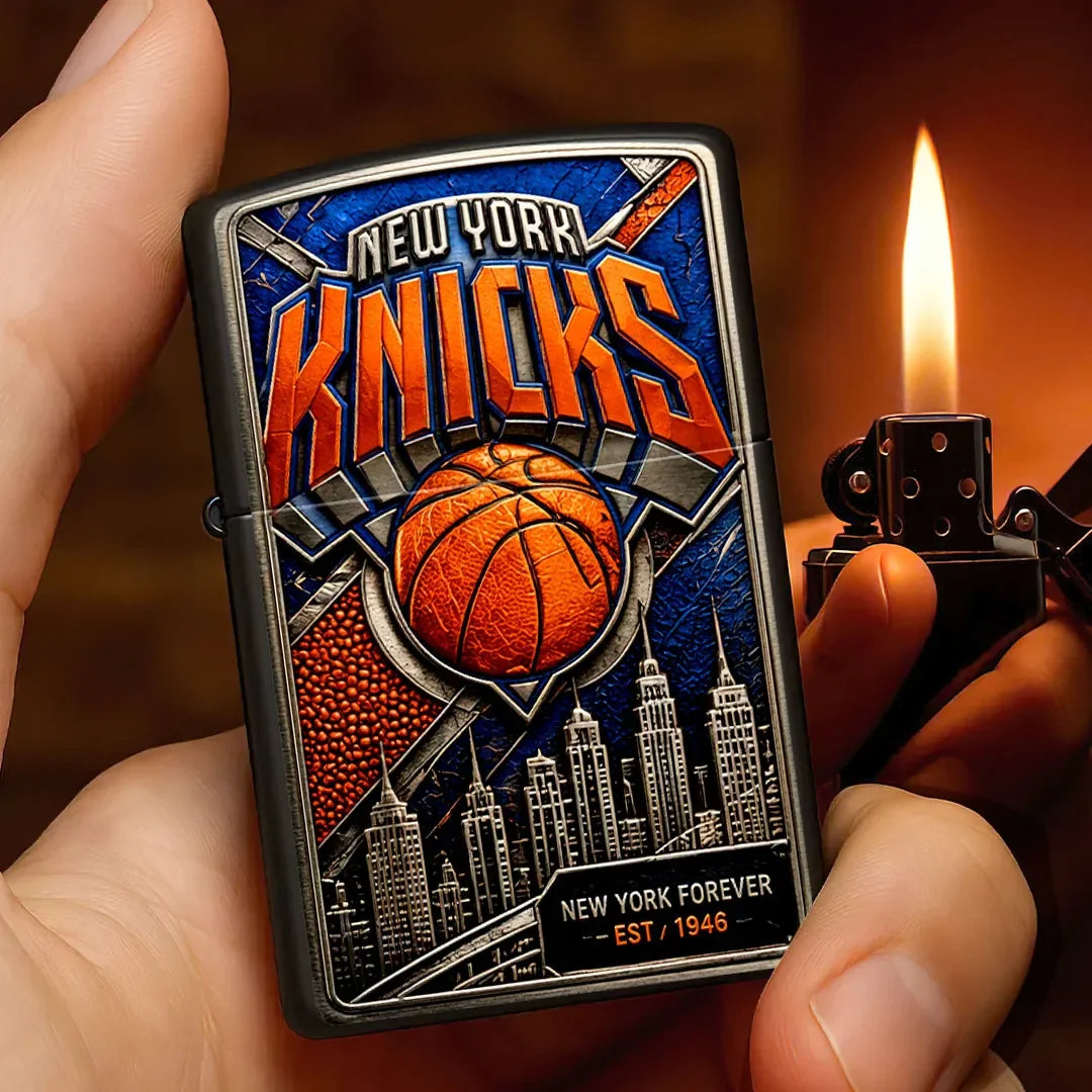 New York Knicks Finals Champions 2026 Lighter Case Knicks Merch Basketball Enthusiast Gifts - Merchluma