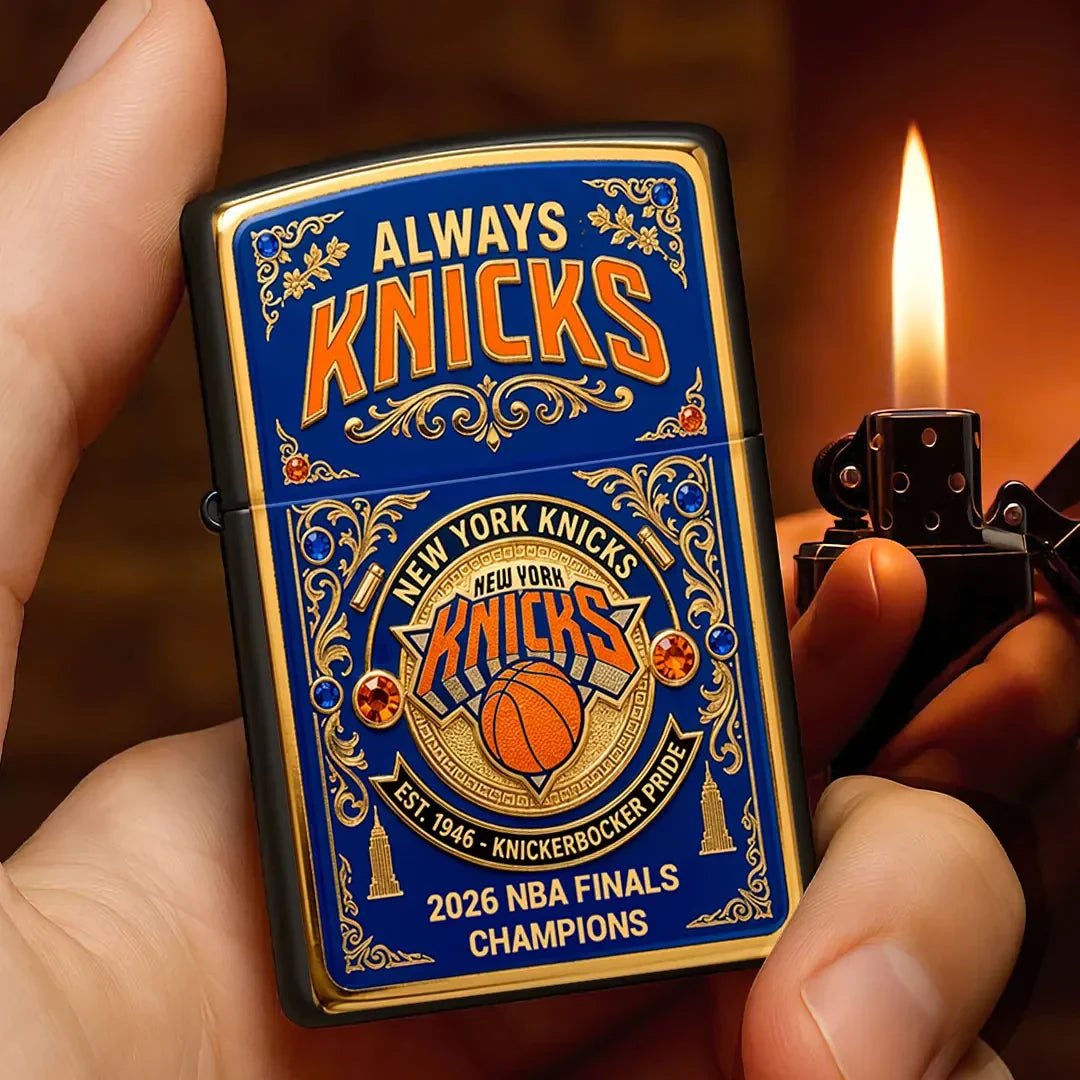 New York Knicks Finals Champions 2026 Lighter Case Knicks Merch Gift Ideas For Dad - Merchluma