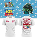 Eugene Emeralds X Toy Story Pizza Planet White Special Shirt 2026 Eugene Emeralds Merch For Fan - Merchluma