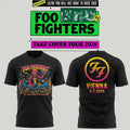 Foo Fighters Take Cover Tour 2026 At Ernst Happel Stadion Vienna T-Shirt Foo Fighters Merch - Merchluma
