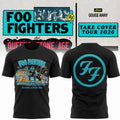 Foo Fighters Take Cover Tour 2026 T-Shirt Foo Fighters Merch Gifts For Rock Music Lovers - Merchluma