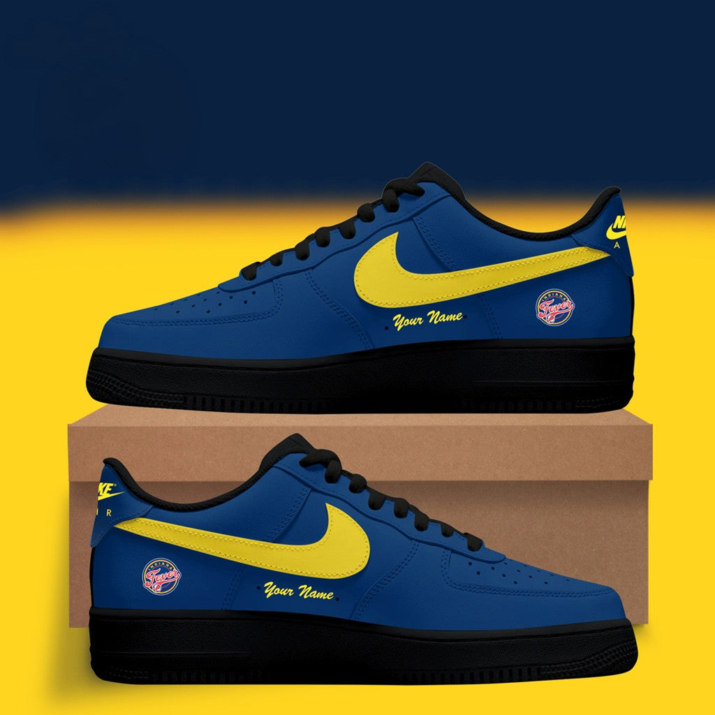 Personalized Indiana Fever WNBA X Back 2 Black Sneakers Indiana Fever Merch Gift For Fans - Merchluma