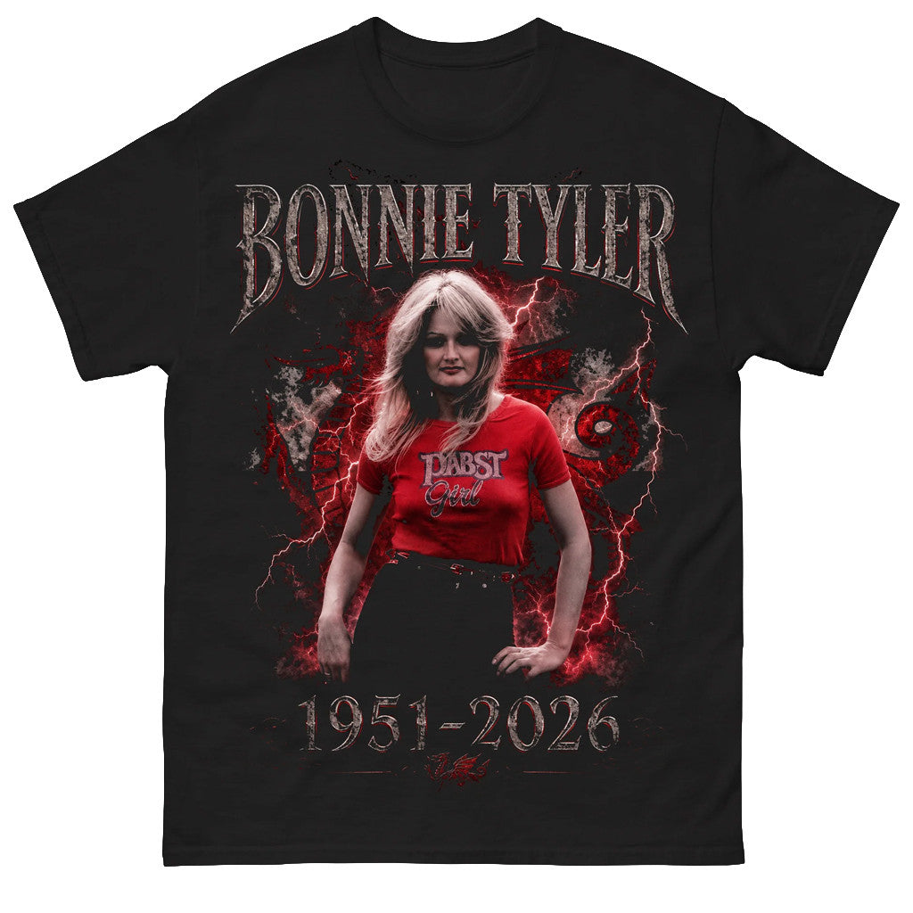 Bonnie Tyler 2026 Memorial T-Shirt RIP Shirt Bonnie Tyler Merch Gift For Fans - Merchluma