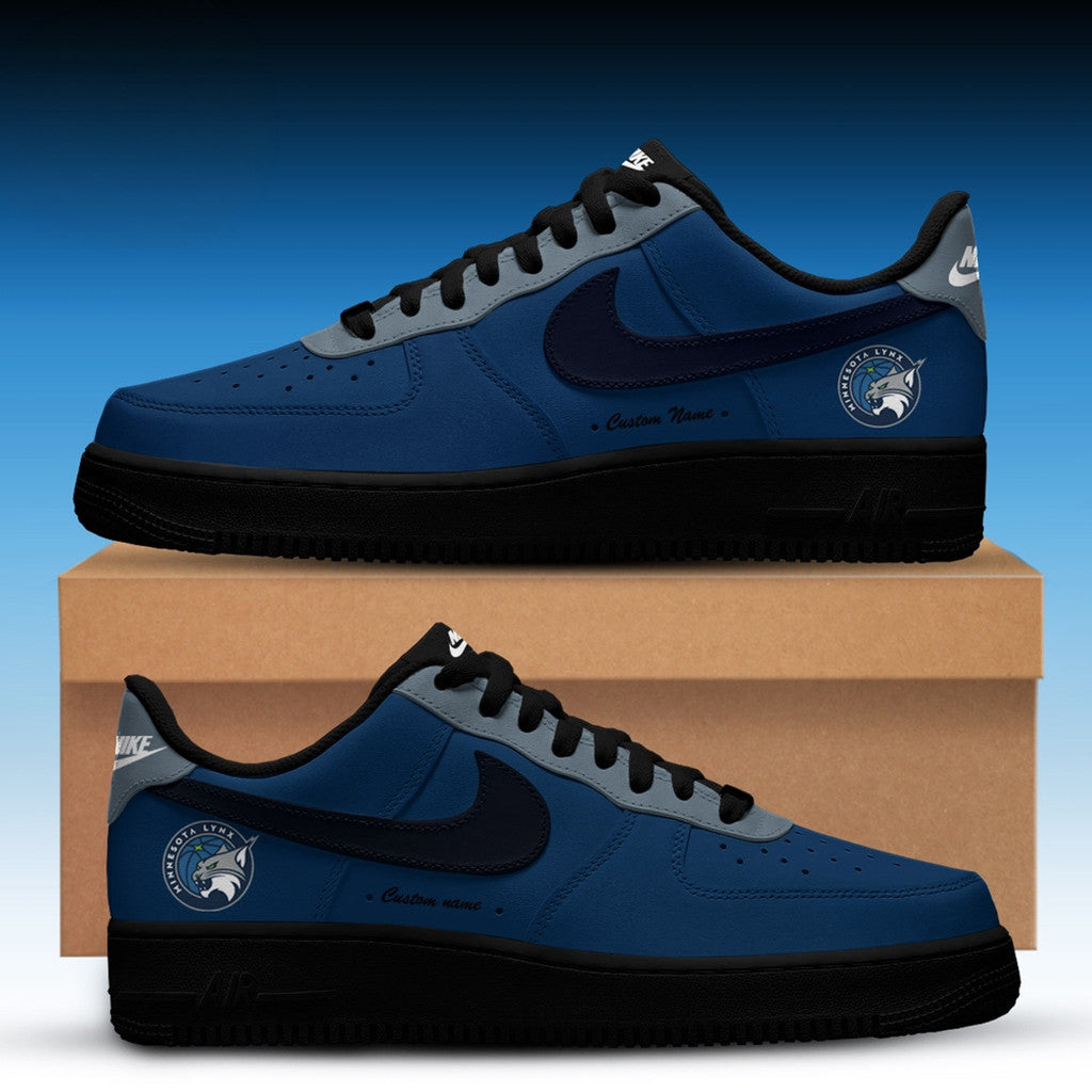 Minnesota Lynx WNBA x Back 2 Black 2026 Shoes Sneakers Lynx Merch Gifts For Basketball Fan - Merchluma