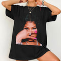 Nicki Minaj Face Vintage Graphic T-Shirt 2026 Nicki Minaj Merch Gifts For Rap Music Fans - Merchluma