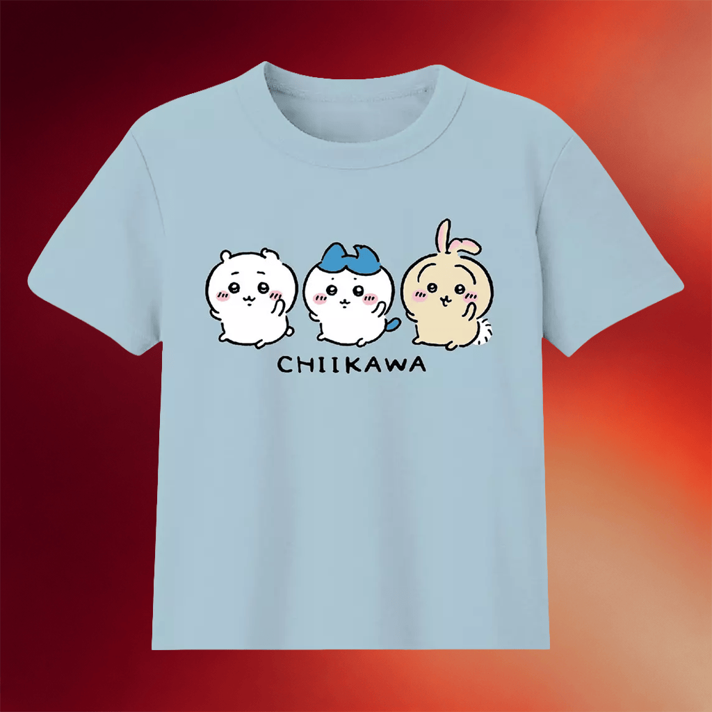 ChiiKawa Merch 2026 ChiiKawa Trio T-Shirt Best Presents For Anime Lovers - Merchluma