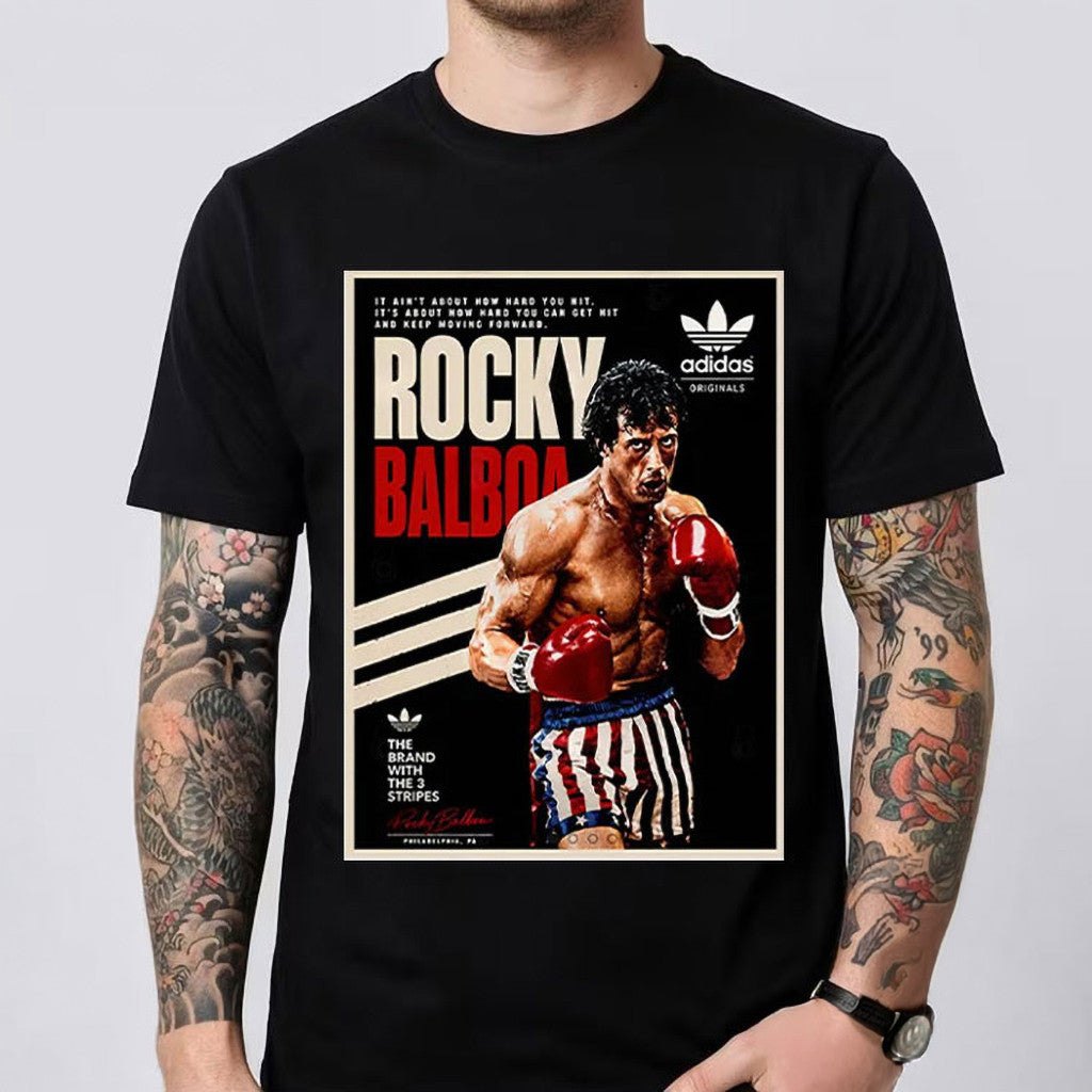 Rocky Balboa It Ain't About How Hard You Hit Movie T-Shirt 2026 Rocky Balboa Merch Him Gifts - Merchluma