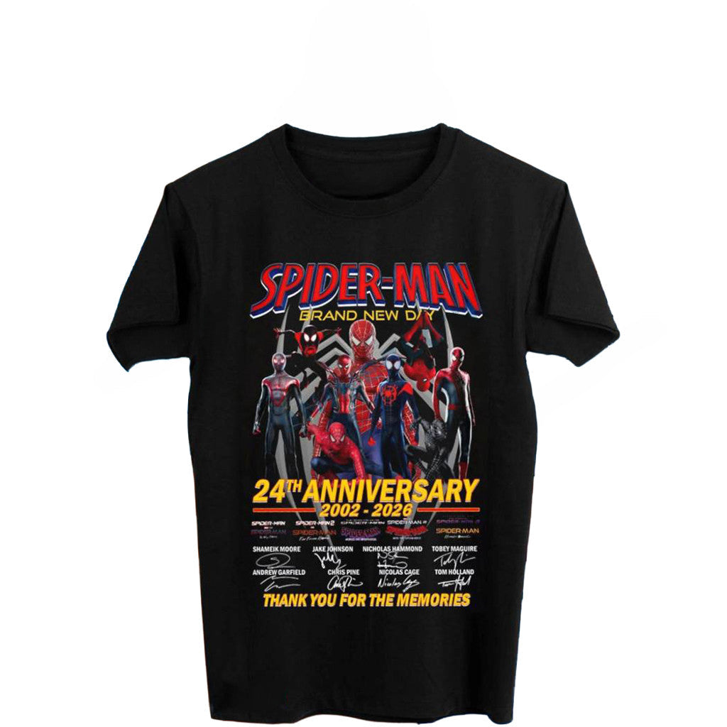Spider Man 24th Anniversary 2002 2026 T-Shirt Spider Man Brand New Day Merch Gift For Fans - Merchluma