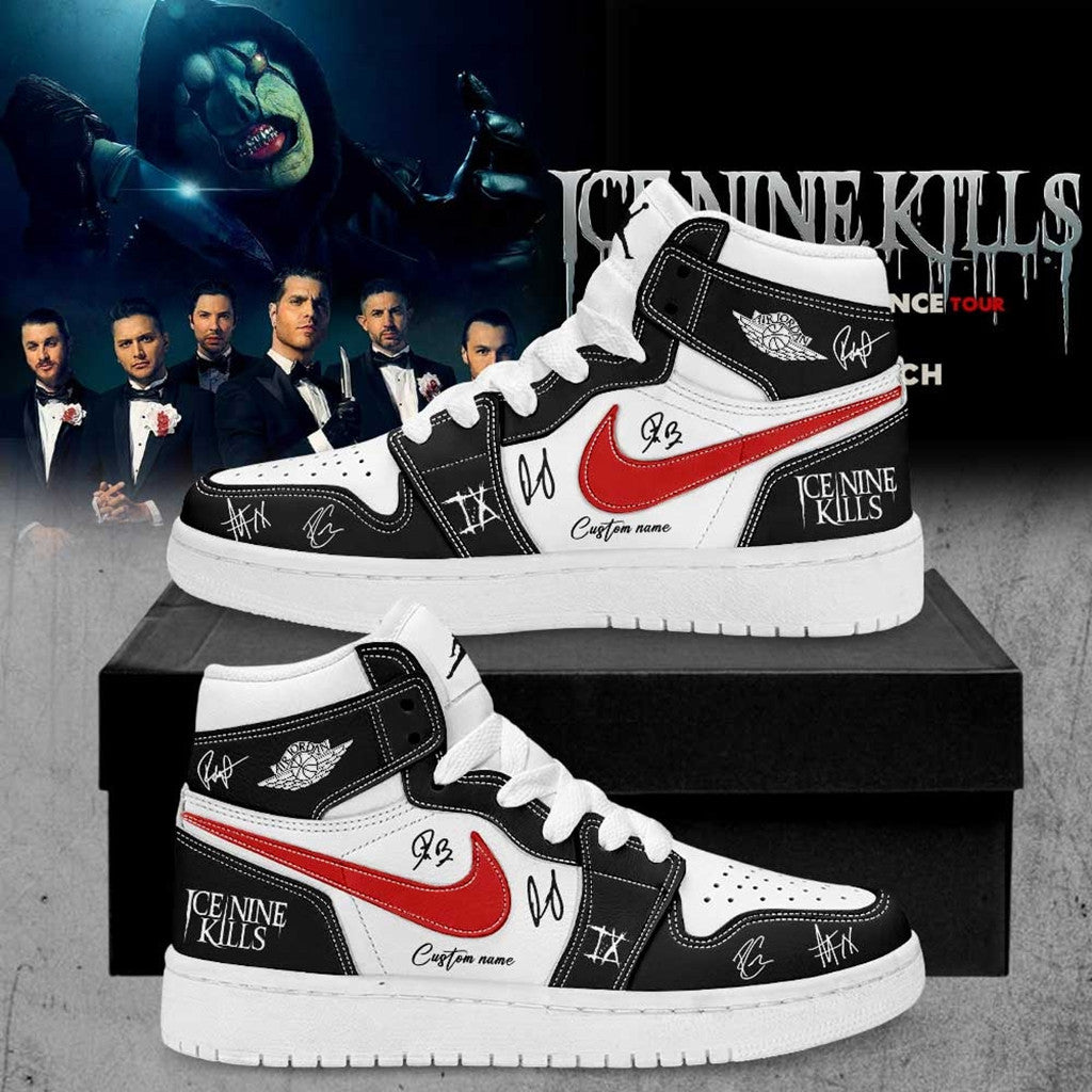 Personalized Ice Nine Kills March In Silence Tour 2026 Shoes Sneaker INK Merch For Fans - Merchluma