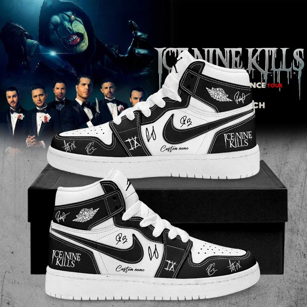 Personalized Ice Nine Kills March In Silence Tour 2026 Sneaker Fan Shoes INK Merch Best Gifts - Merchluma