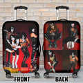 KISS Destroyer 50th Anniversary Luggage Cover KISS Merch Birthday Gifts For Music Lovers - Merchluma