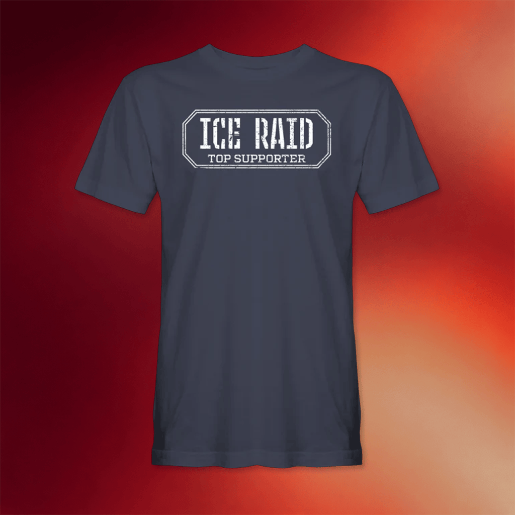 Crowder Merch ICE Raid Top Supporter T-Shirt Present Ideas For Friends - Merchluma