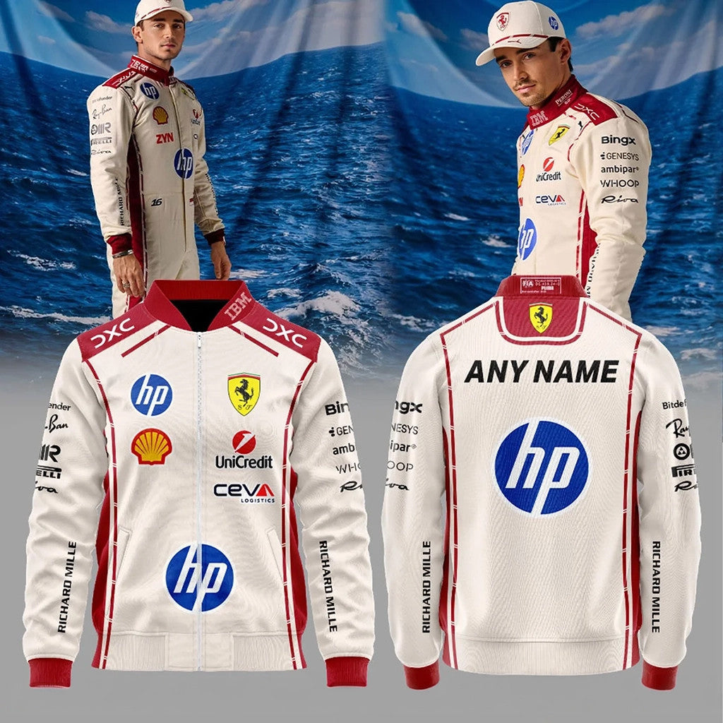 Personalized Leclerc Racing Suit For The 2026 Monaco Grand Prix Zip Jacket Gift For Fans - Merchluma
